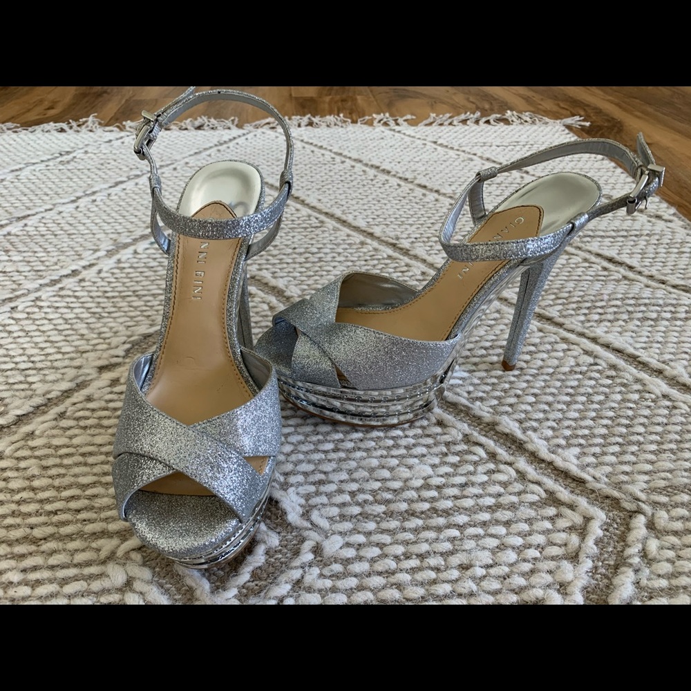 GB sparkle heels